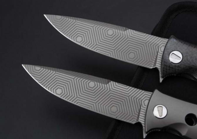 Bear Head - Qilan titanium handle folding knife