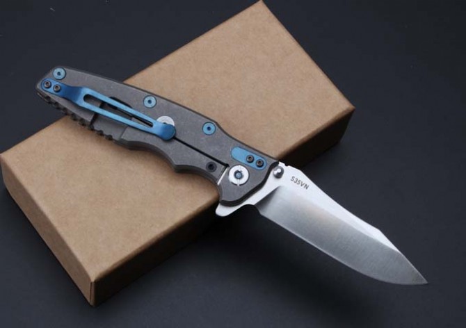 High quality zero error ZT0392 titanium alloy folding knife (sand version)