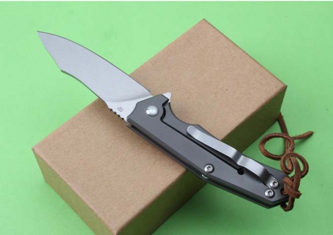 Thomas-City Hunter (titanium handle folding knife)