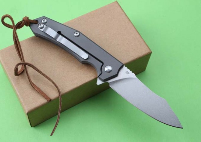 Thomas-City Hunter (titanium handle folding knife)