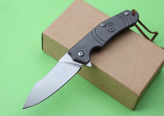 Thomas-City Hunter (titanium handle folding knife)