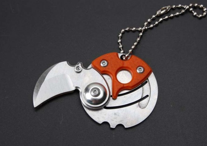 coin buckle knife