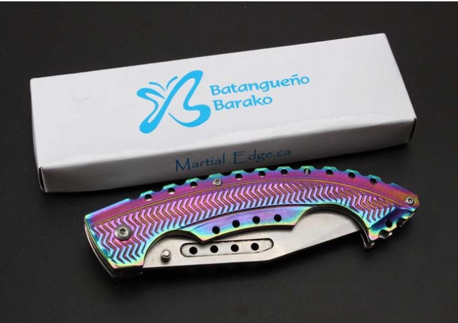 Symphony Mermaid Puppy Leg Folding Knife