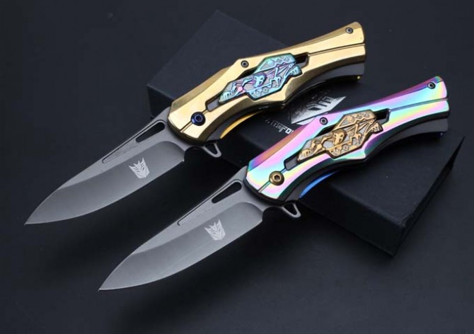 Beast Transformers Quick Opening Folding Knife