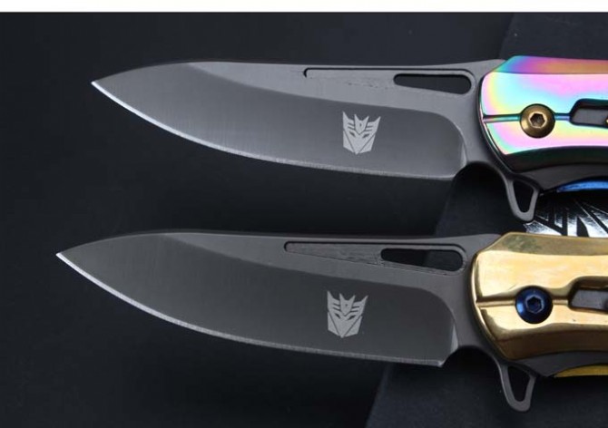 Beast Transformers Quick Opening Folding Knife