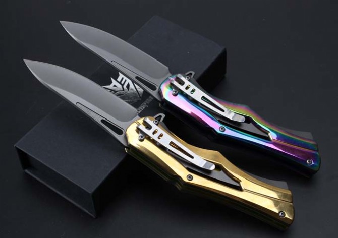 Beast Transformers Quick Opening Folding Knife