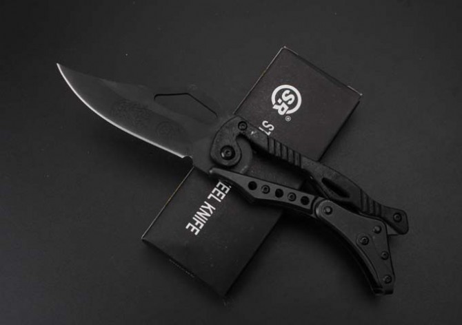 SR mechanical knife, medium black version