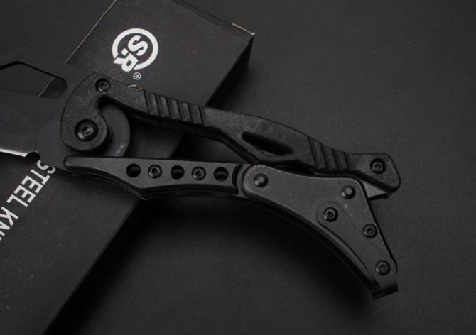 SR mechanical knife, medium black version