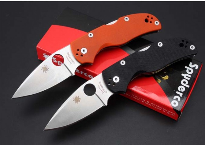 Spider C41-G10 Handle Folding Knife