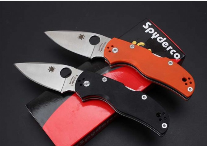 Spider C41-G10 Handle Folding Knife