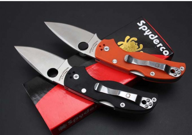 Spider C41-G10 Handle Folding Knife