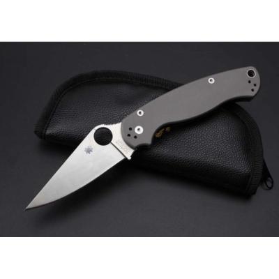 High-end C81 titanium alloy bearing folding knife