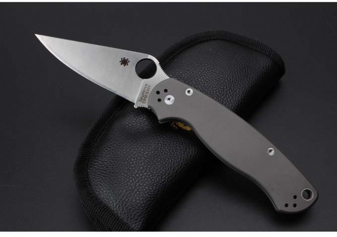 High-end C81 titanium alloy bearing folding knife