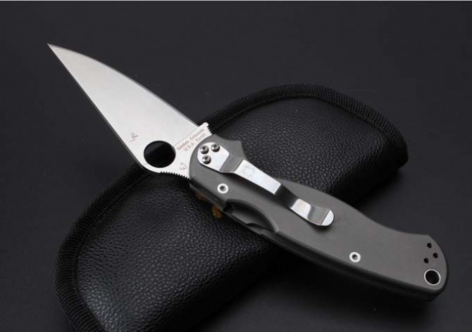 High-end C81 titanium alloy bearing folding knife