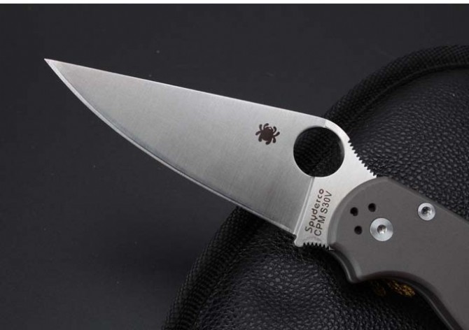 High-end C81 titanium alloy bearing folding knife