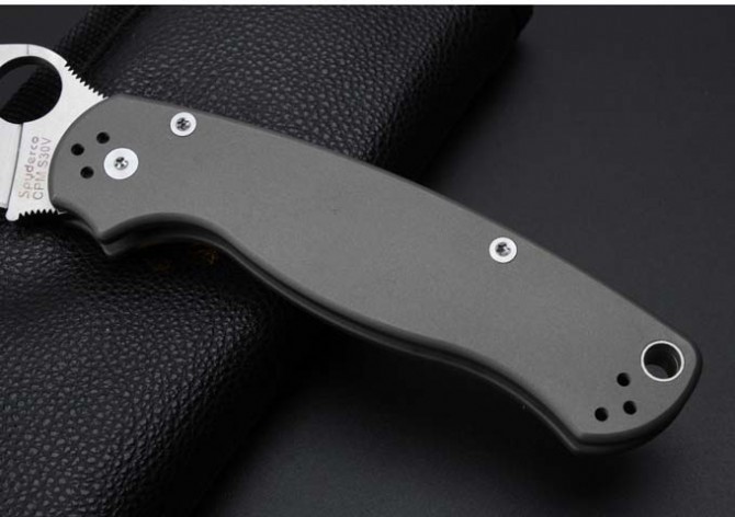 High-end C81 titanium alloy bearing folding knife