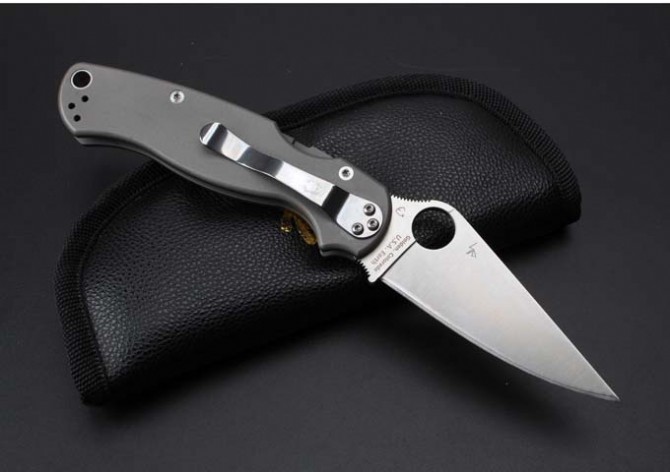 High-end C81 titanium alloy bearing folding knife