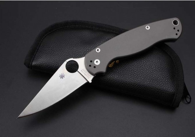 High-end C81 titanium alloy bearing folding knife