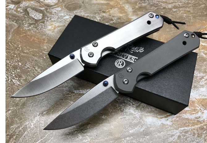 Krisif-Xiaosha-titanium handle folding knife (flat)