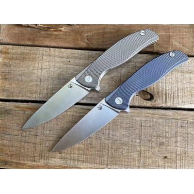 Icebreaker Titanium Handle Quick Opening Folding Knife (Bear Head)