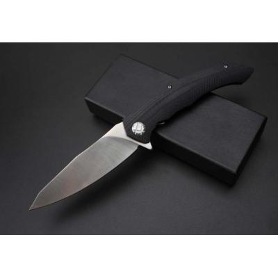 Asymmetrical bearing quick-opening folding knife (D2 steel)