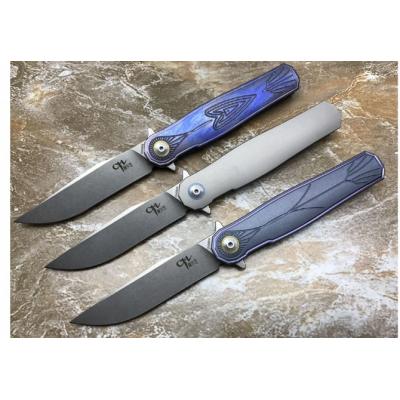 CH3505 titanium alloy s35vn steel folding knife