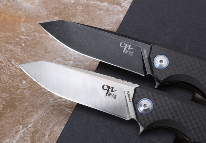 CH3004 titanium alloy AUS-8 steel folding knife