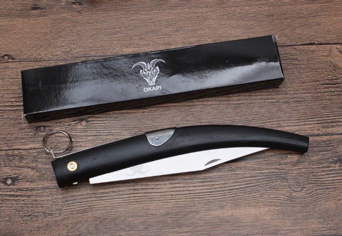 Beef louver folding knife