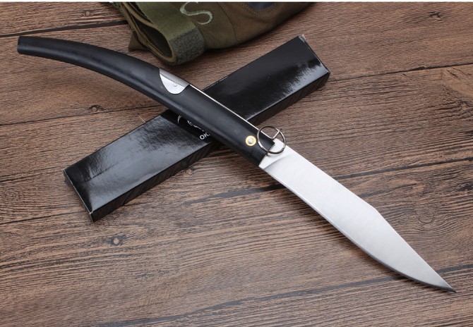 Beef louver folding knife