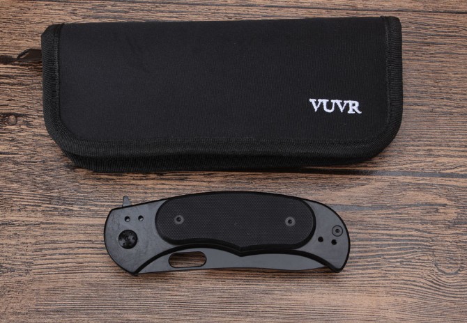 VUCR quick opening folding knife (G10)