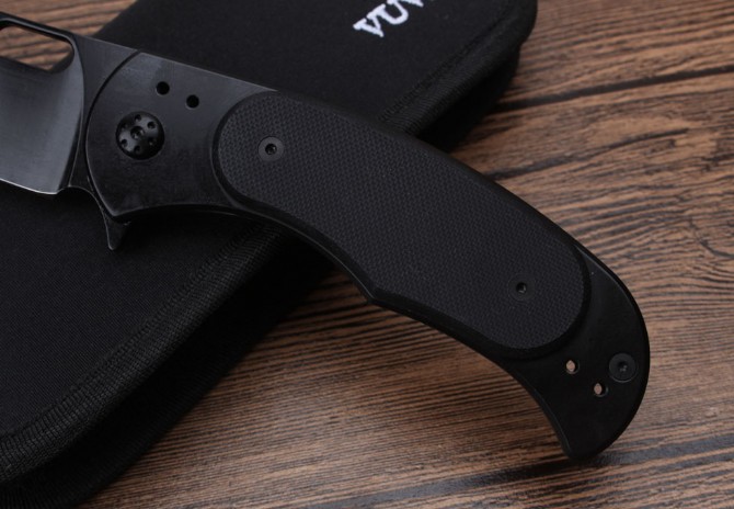 VUCR quick opening folding knife (G10)