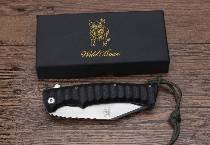 Boar Dog Leg Folding Knife