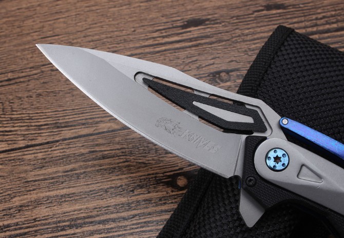 SR999AC bearing quick opening folding knife