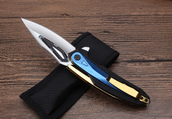 SR999AC bearing quick opening folding knife