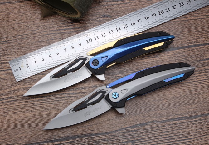 SR999AC bearing quick opening folding knife