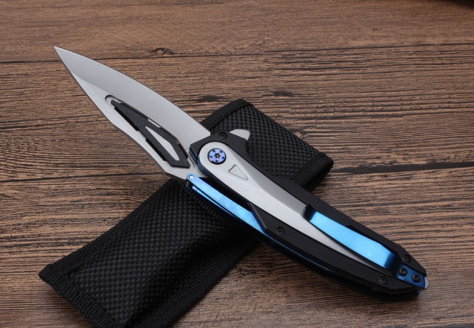 SR999AC bearing quick opening folding knife