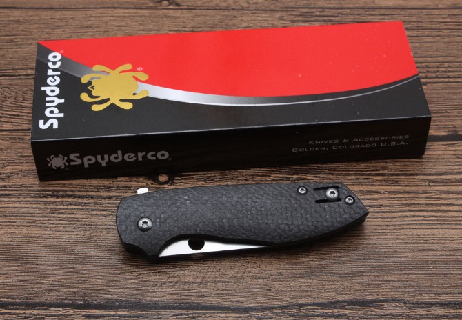 C195 carbon fiber folding knife