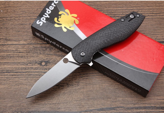 C195 carbon fiber folding knife