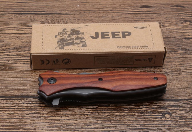 JEEP-DA133 quick opening folding knife