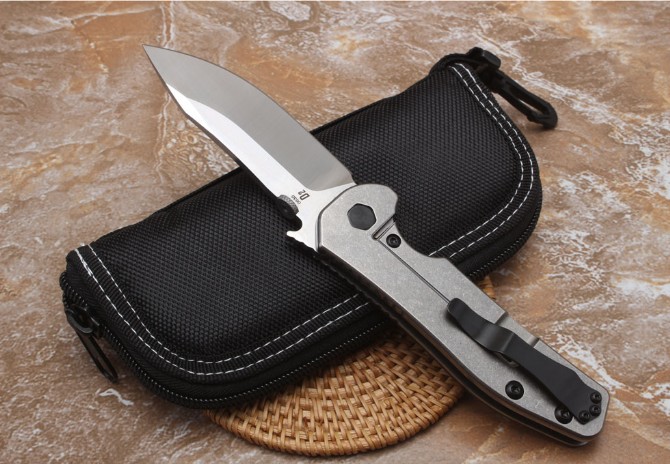 ZT0630 carbon fiber titanium alloy folding knife