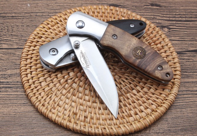 Export genuine) Shadowwood pocket knife