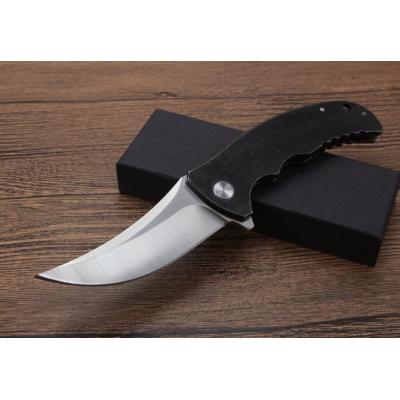 Crescent quick-opening folding knife