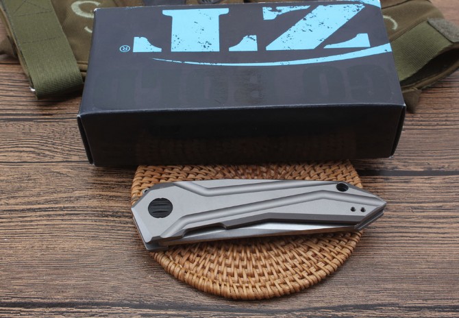 ZT0055 titanium alloy folding knife S35VN steel