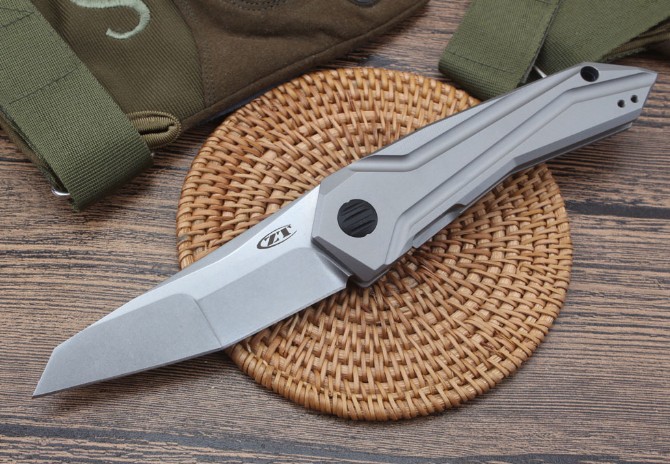 ZT0055 titanium alloy folding knife S35VN steel