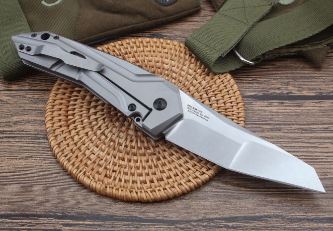 ZT0055 titanium alloy folding knife S35VN steel