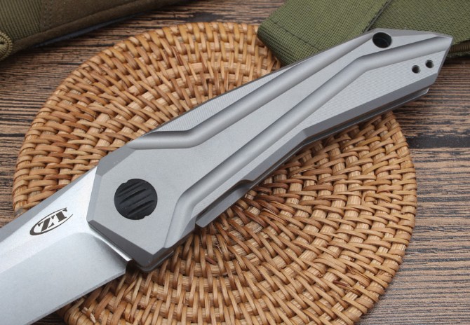 ZT0055 titanium alloy folding knife S35VN steel