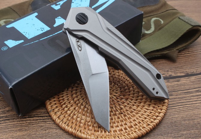 ZT0055 titanium alloy folding knife S35VN steel