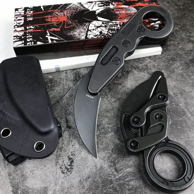 M390 Powder Steel-Caswell Mechanical Claw Knife