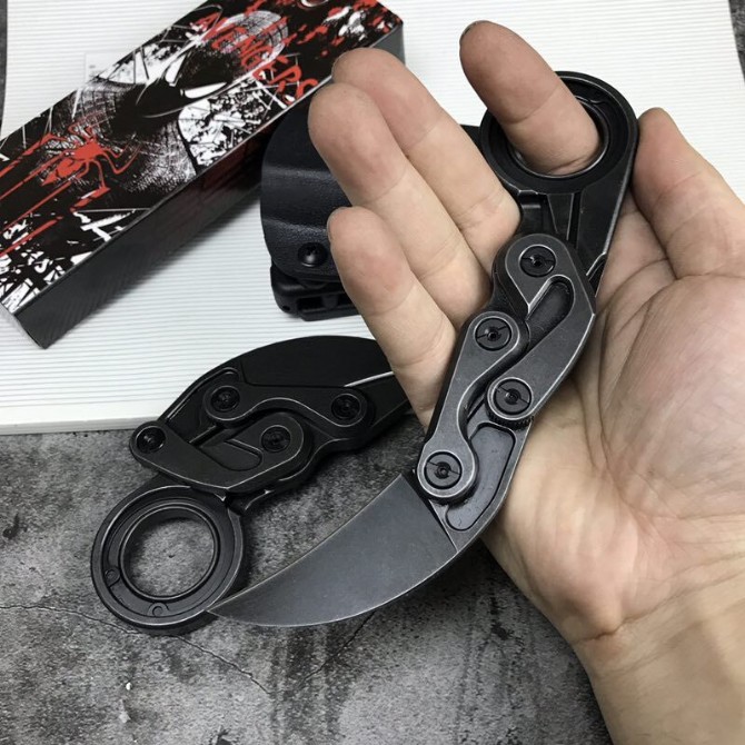 M390 Powder Steel-Caswell Mechanical Claw Knife