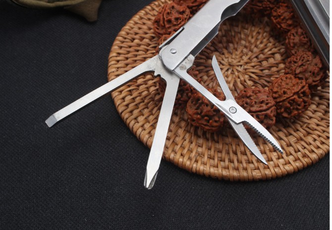 All Steel Multi-Tool Folding Knife